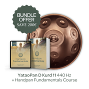 YataoPan D Kurd 11 + Handpan Fundamentals Online Course Bundle