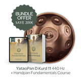YataoPan D Kurd 11 + Handpan Fundamentals Online Course Bundle