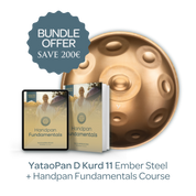 YataoPan D Kurd 11 Ember + Handpan Fundamentals Online Course Bundle