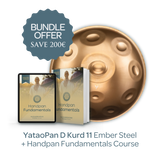 YataoPan D Kurd 11 Ember + Handpan Fundamentals Online Course Bundle
