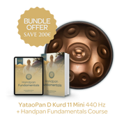 YataoPan D Kurd 11 Mini + Handpan Fundamentals Online Course Bundle