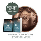 YataoPan D Kurd 10 + Handpan Fundamentals Online Course Bundle