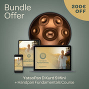 Yataopan D Kurd 9 Mini Handpan Fundamentals Bundle Discount