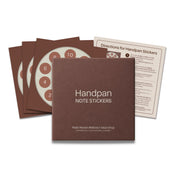 Handpan Sticker package with explanation