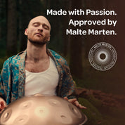 Handpan stickers developed by Malte Marten